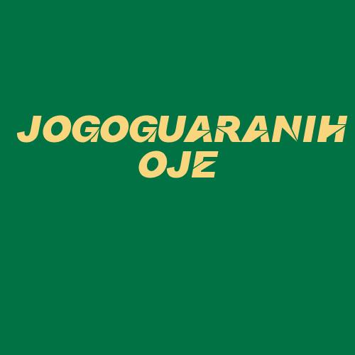 Logo da JOGOGUARANIHOJE